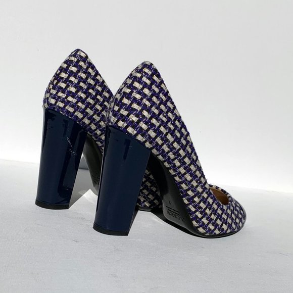 J. Crew Collection fabric and leather pumps, made in Italy! - Picture 4 of 5